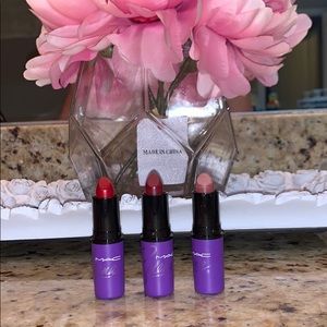 MAC Selena Edition lipsticks